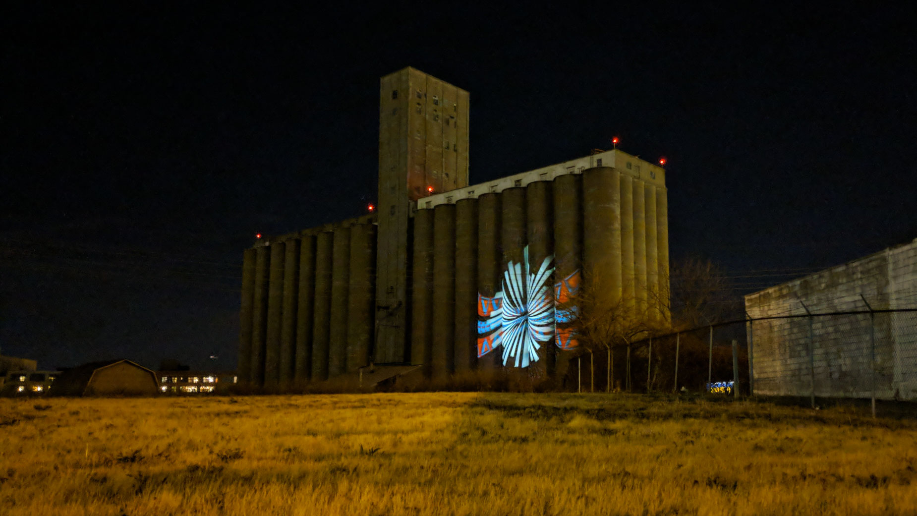 Video Projection Mapping Project Planned on Ray-Carroll Grain Silo