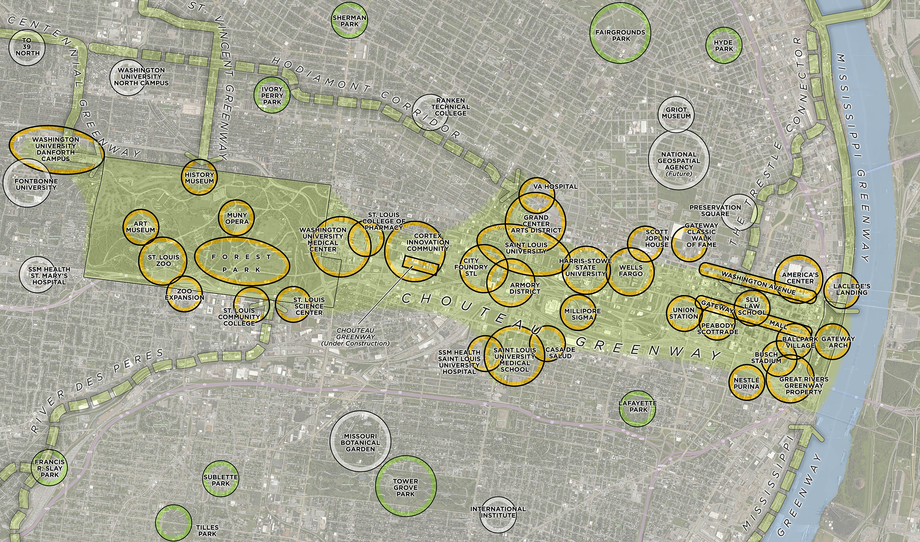 Why You Should Go to the Chouteau Greenway Events this Week