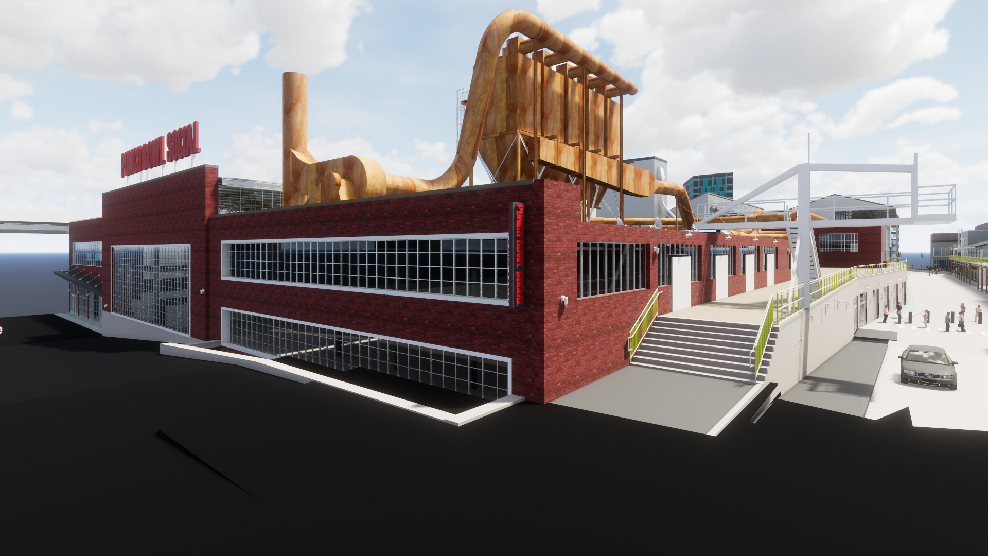 Alamo Drafthouse, Punch Bowl Social, and Fassler Hall to anchor City Foundry