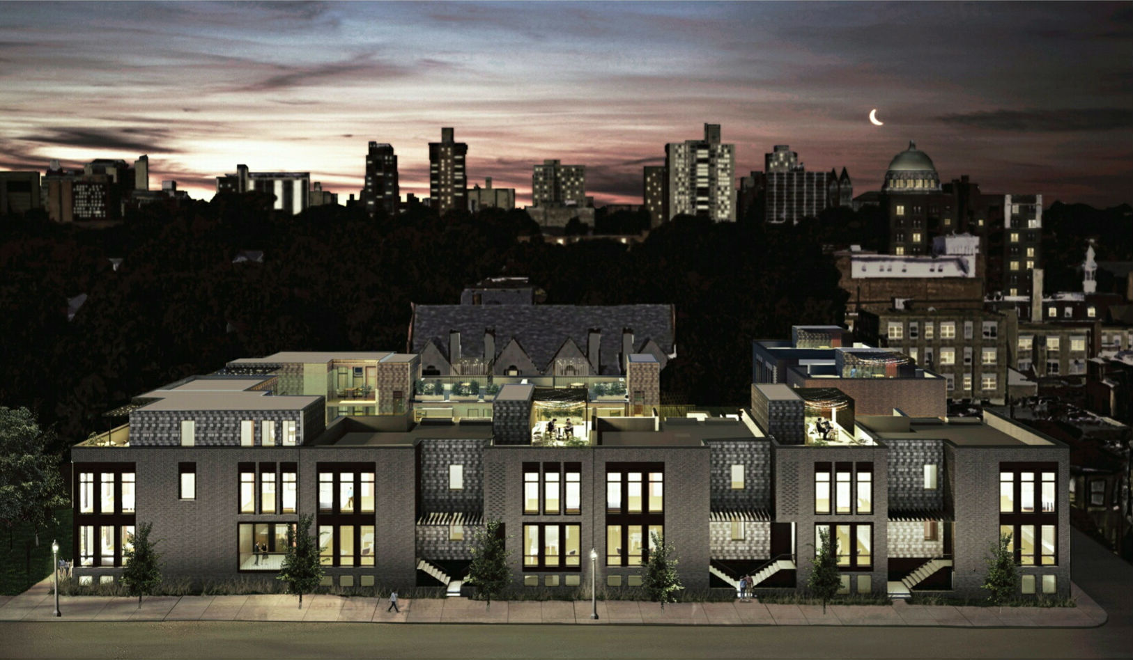 13 Modern Townhomes Planned for W Pine & Sarah