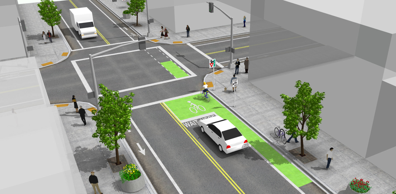Bike Box Coming to Tower Grove and Vandeventer
