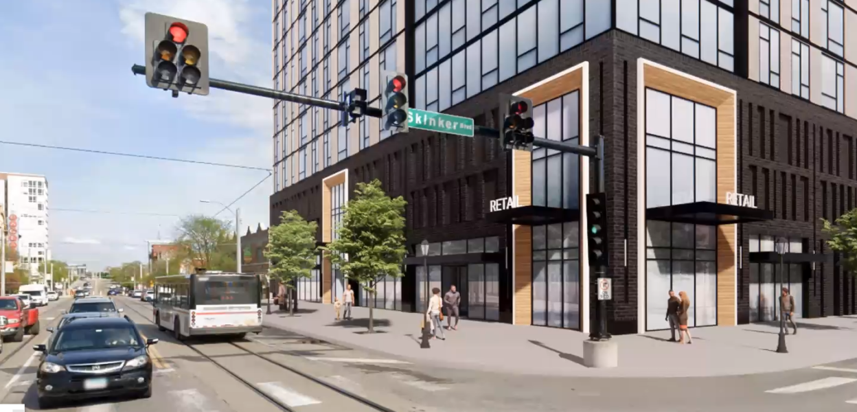 Opus Plans 14-Story Student Housing at Delmar and Skinker