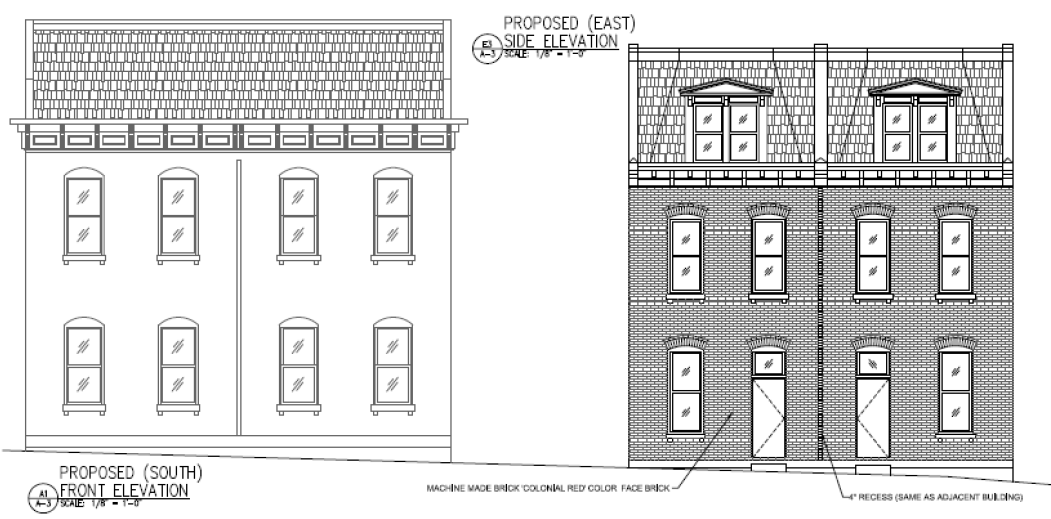 Two Townhomes Planned at Menard and Lami