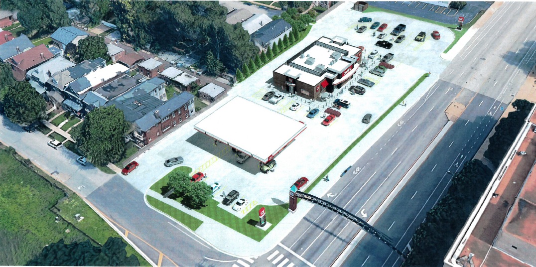 Grand and Lafayette Gas Station Zoning Change Goes Before the Planning Commission