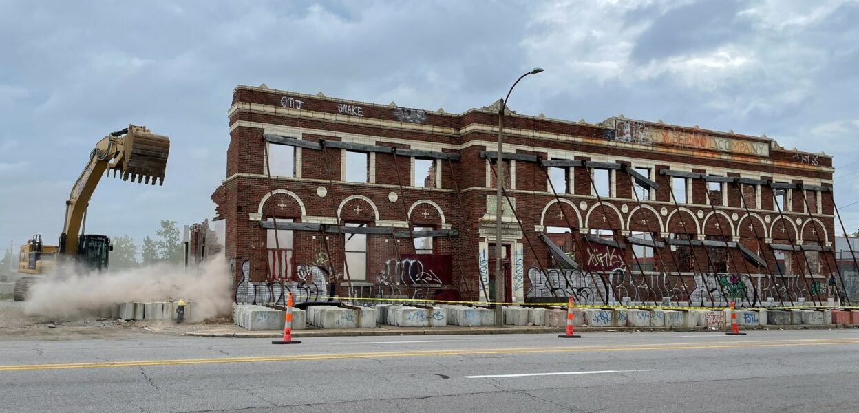 Liberty Bell Oil Co building demolished