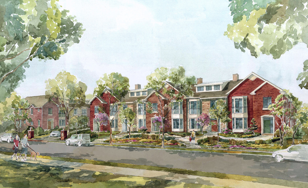Revised Maryland School Town Homes Development Seeks Approval in Clayton