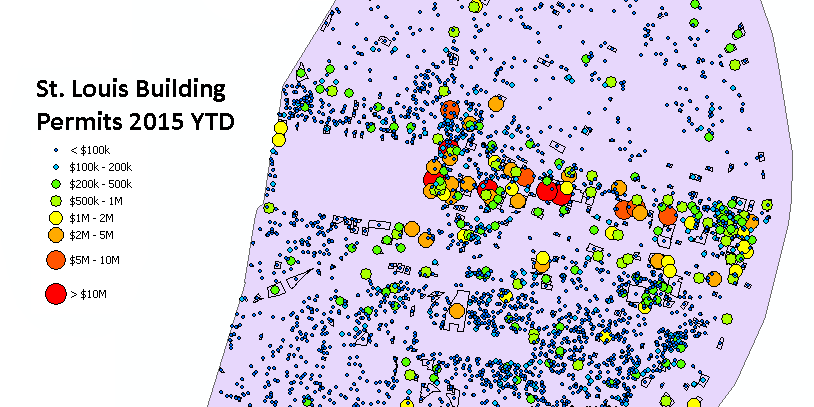 St. Louis City Multi-Family Building Permits Skyrocket in 2015