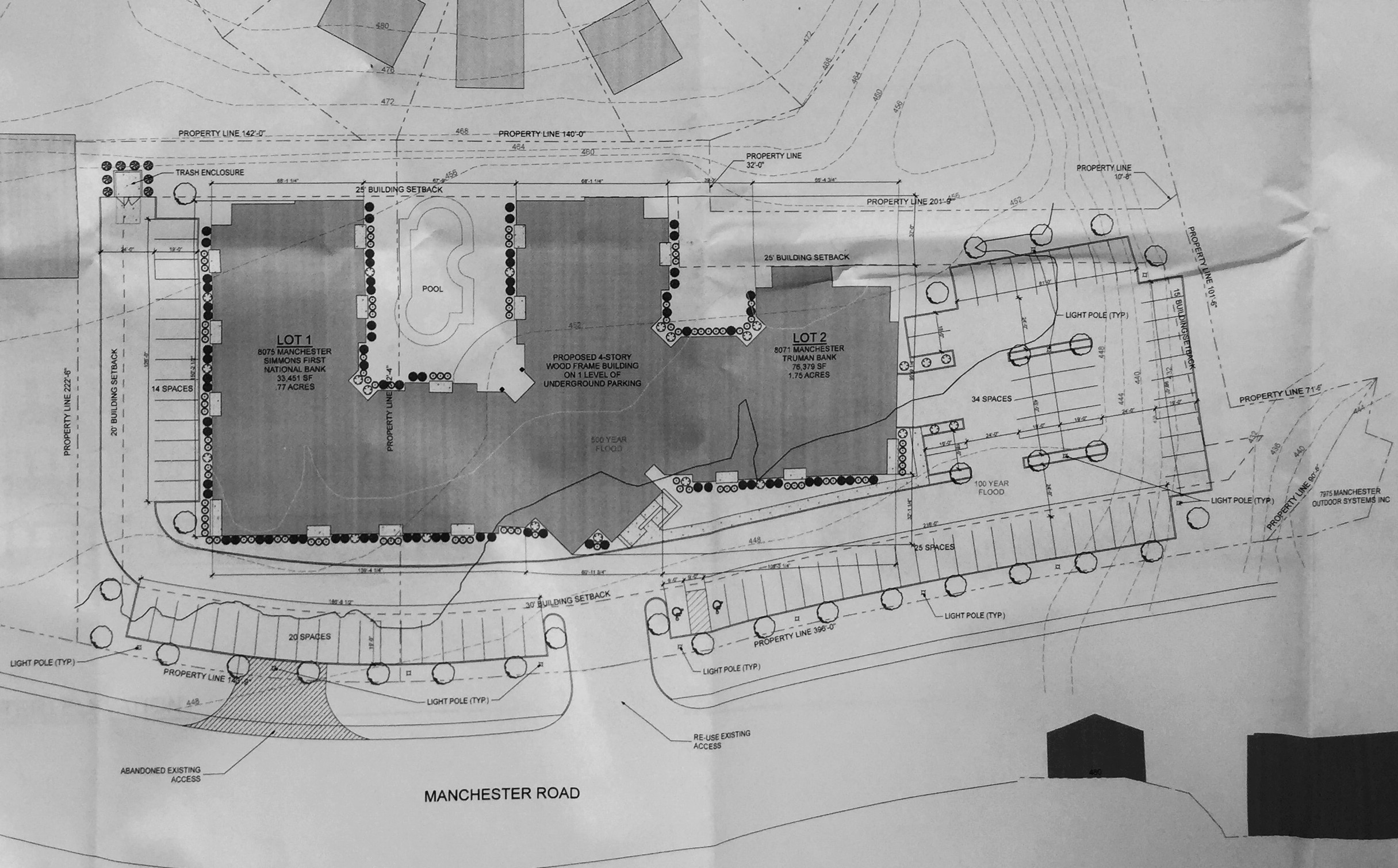 Plans Presented for 108-Unit Apartment Development at Manchester-Hanley